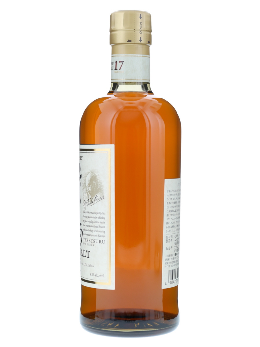 竹鶴 17年 ピュア モルト (箱有り) 700ml / 43% - 歌舞伎ウイスキー