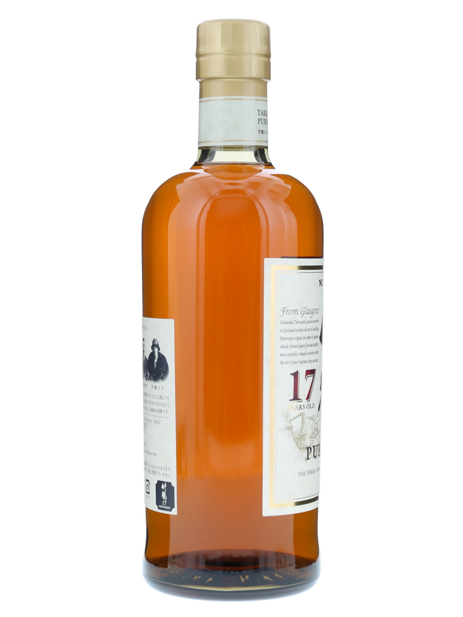竹鶴 17年 ピュア モルト (箱有り) 700ml / 43% - 歌舞伎ウイスキー