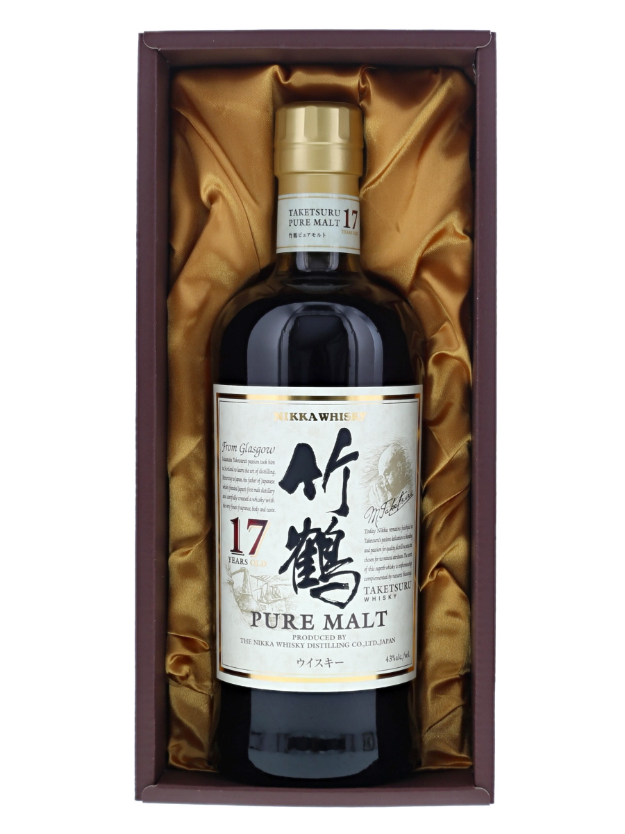 竹鶴 17年 ピュア モルト (箱有り) 700ml / 43% - 歌舞伎ウイスキー
