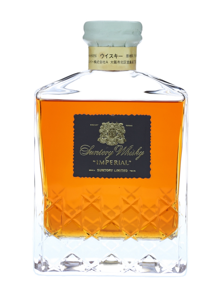 ウイスキー Suntory Imperial Whisky 600ml 43% Suntory Imperial Blended Whisky Crystal Bottle 60cl / 43