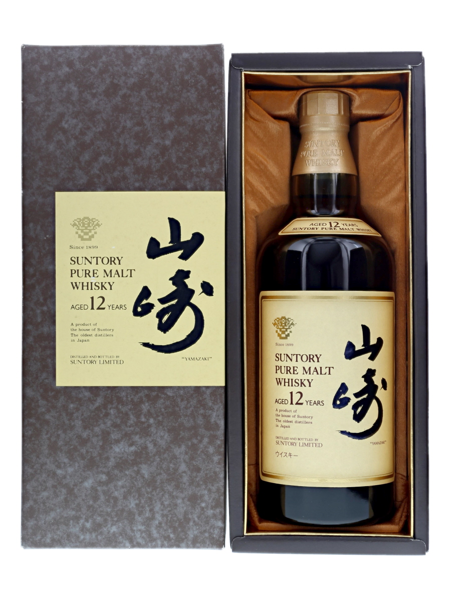 山崎 12年 ピュアモルトウイスキー 福島県内発送【古酒】 SUNTORY WHISKY 山崎 12年 ピュアモルト