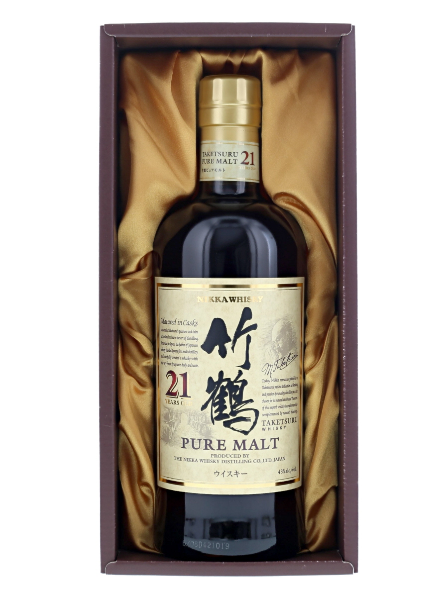 竹鶴 21年 ピュア モルト (ギフト箱) 700ml / 43% - 歌舞伎ウイスキー