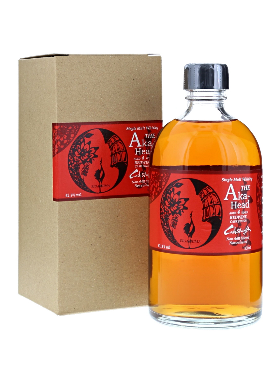 あかしシングルモルトウイスキー 赤ワイン樽4年熟成 カスクストレングス あかしシングルモルトウイスキー 赤ワイン樽4年熟成 カスク