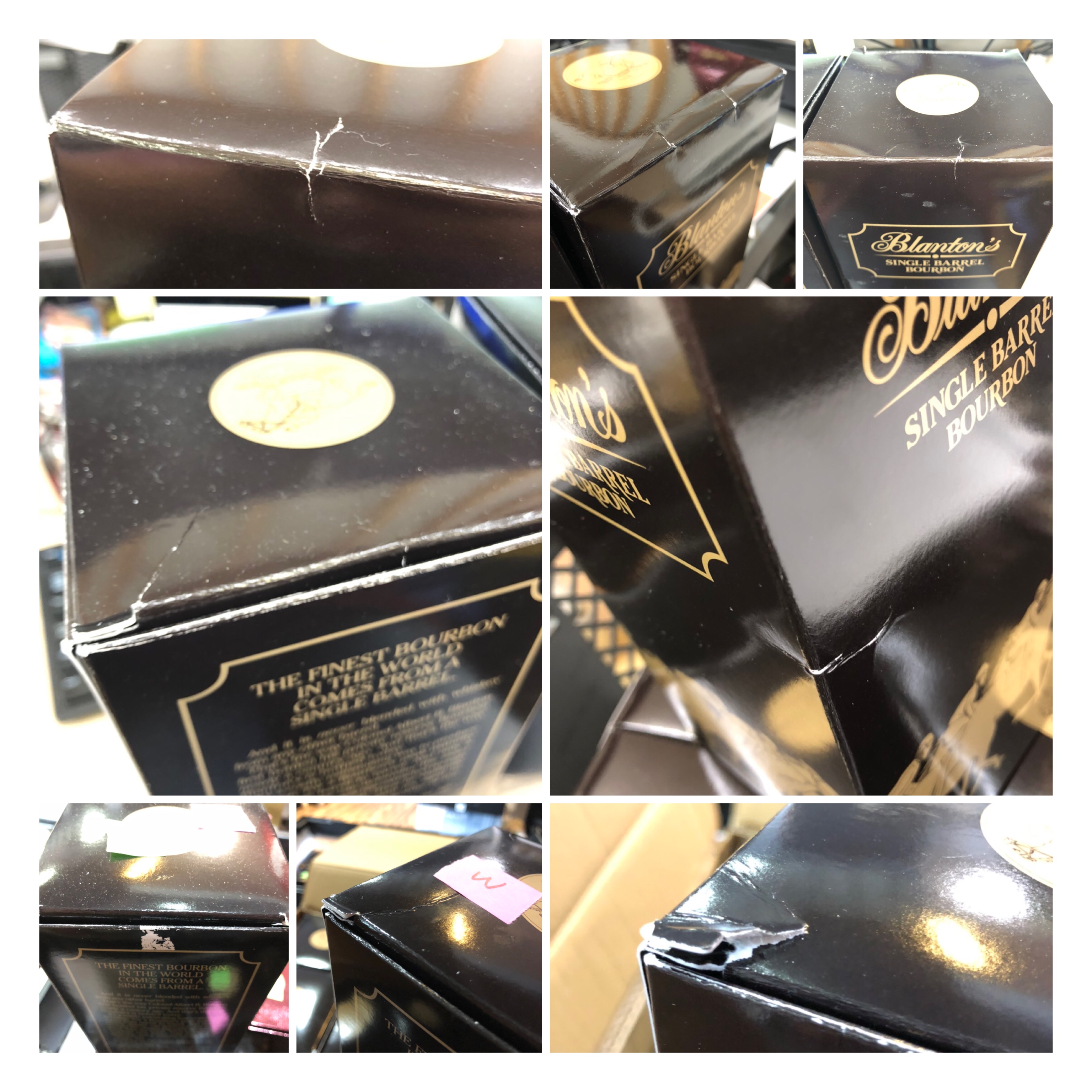 箱傷あり】ブラントン ブラック シングル バレル バーボン 2019 750ml