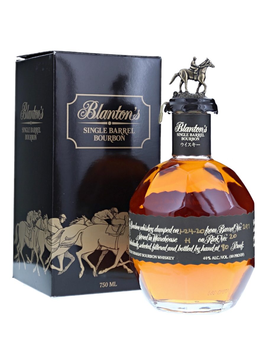 Blanton's Black Single Barrel Bourbon Dumped in 2020 75cl