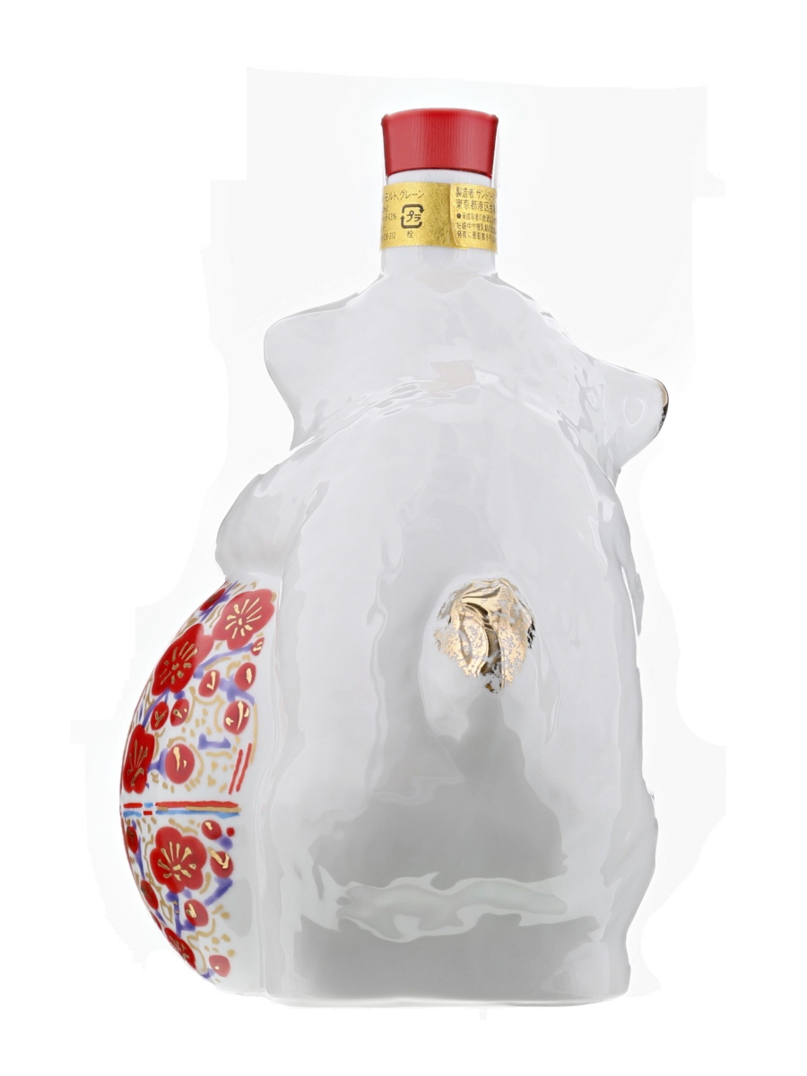 サントリー ローヤル 干支 陶器 ボトル 戌 2018 600ml/43% - 歌舞伎