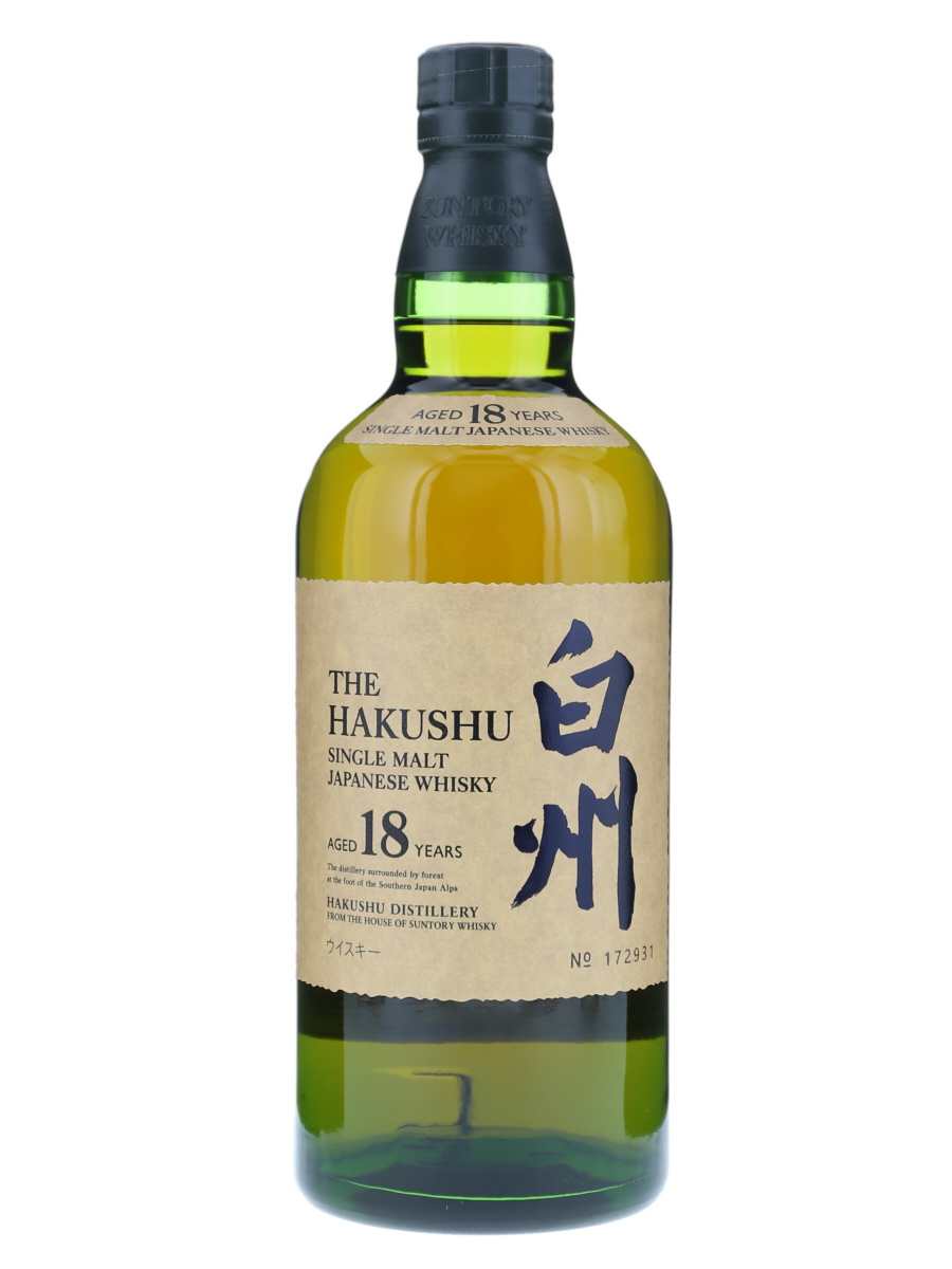 白州 18年 シングル モルト 新ラベル 700ml/ 43% - 歌舞伎