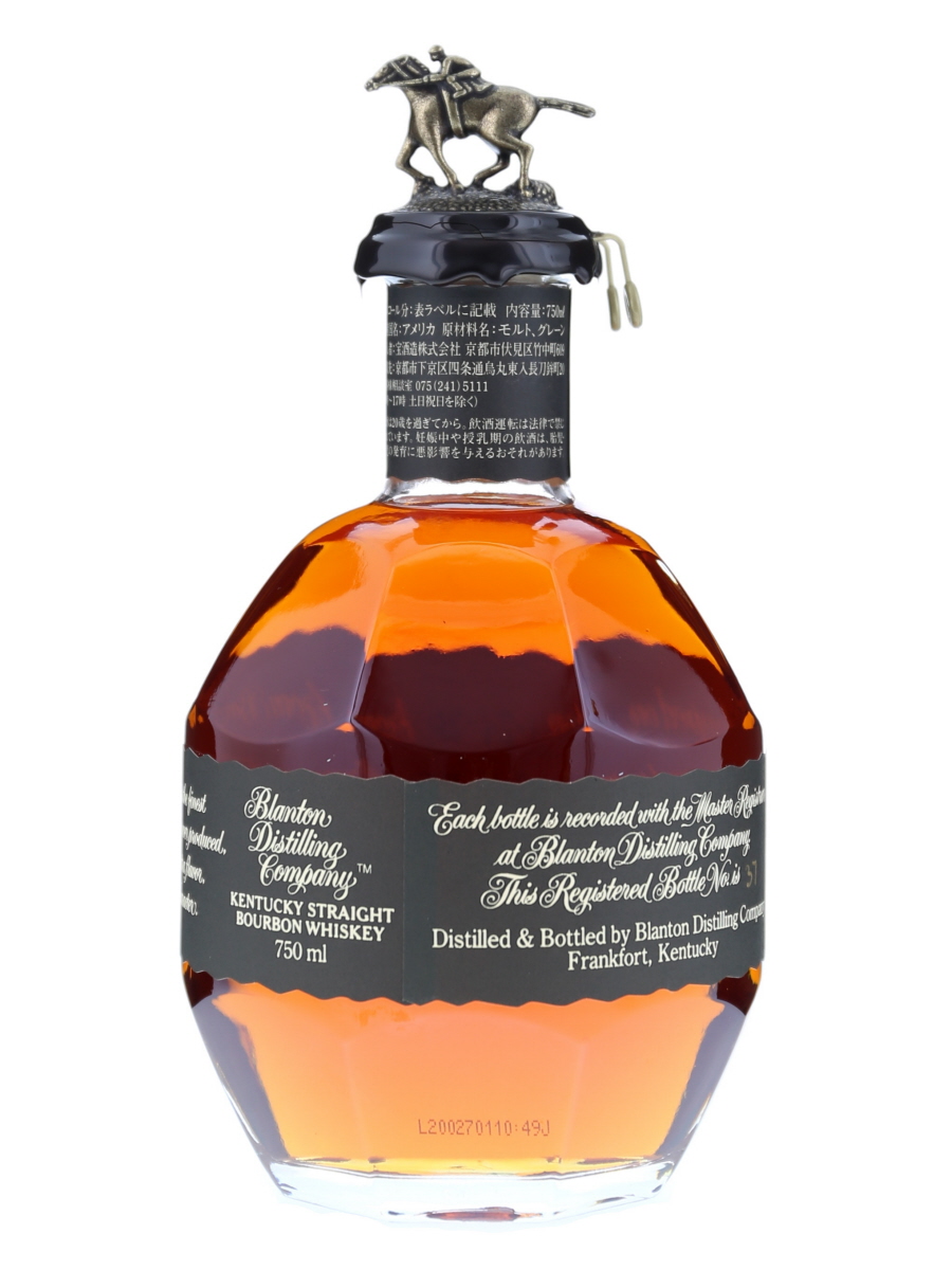 ★未開封品★ Blanton's ブラック　シングルバレルバーボン ブラントンブラック4本シングルバレルバーボンウイスキー ブラントン
