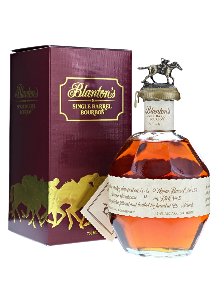 Blanton's 700ml “dumped on 4-11-13” Blanton's Dump Date