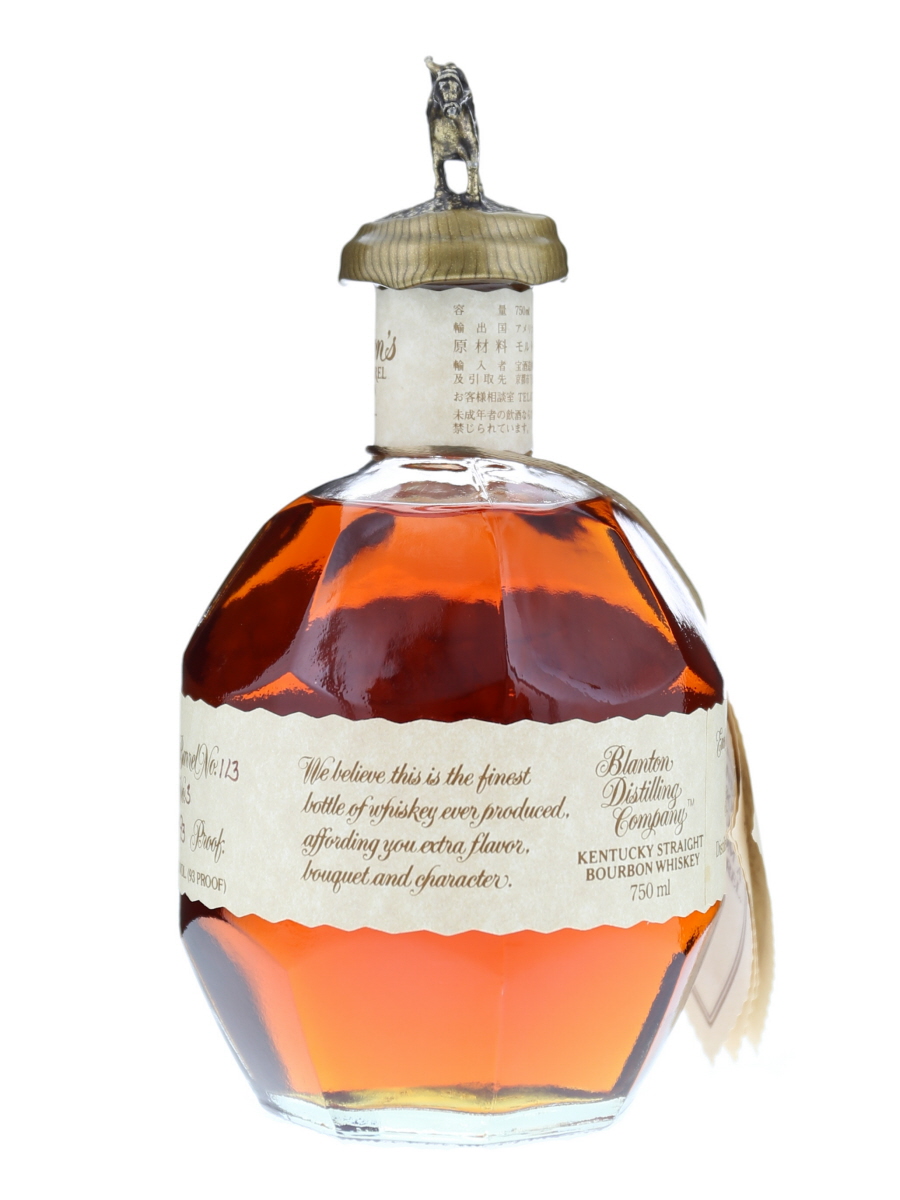 Blanton's Single Barrel Bourbon Dumped on 11-6-07 75cl / US 93