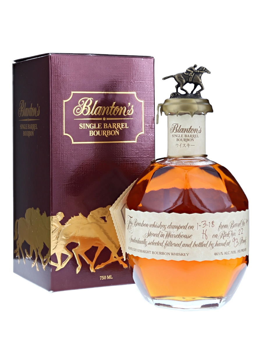 ブラントン シングル バレル バーボン 蔵出し日 1-3-18 箱付