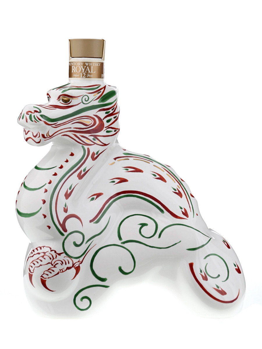 【60％OFF】 サントリー ローヤル 43 / 600ml 2000 辰 陶器 干支 12年 ウイスキー