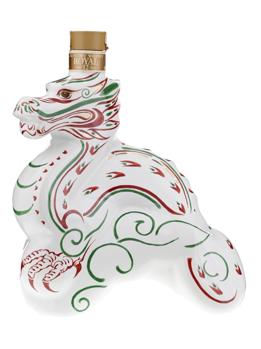 サントリー ローヤル 12年 干支 陶器 辰 2000 600ml / 43% - 歌舞伎