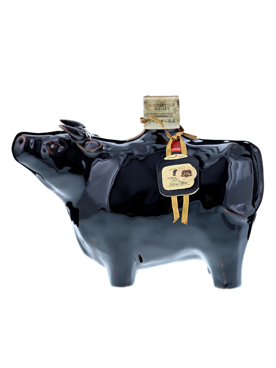 サントリー オールド 干支 陶器 丑 ボトル 特級表示 700ml / 43
