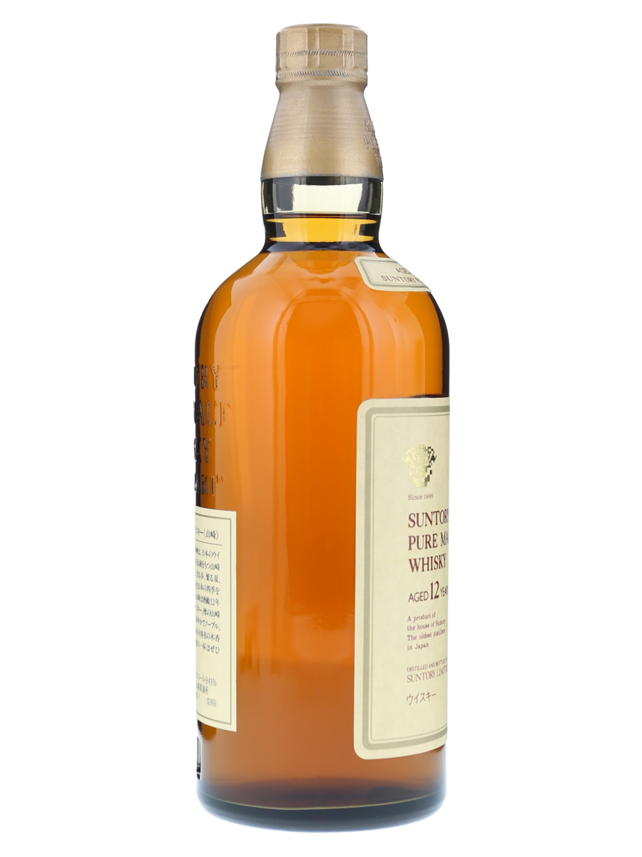 山崎 12年 ピュア モルト 750ml/ 43% - 歌舞伎ウイスキー 日本の