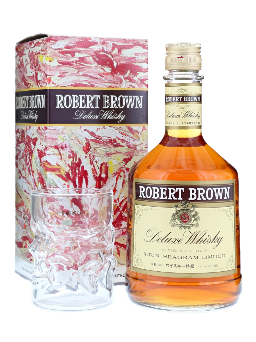 Kirin-Seagram Robert Brown Blended Whisky Bot. Pre 1989 With