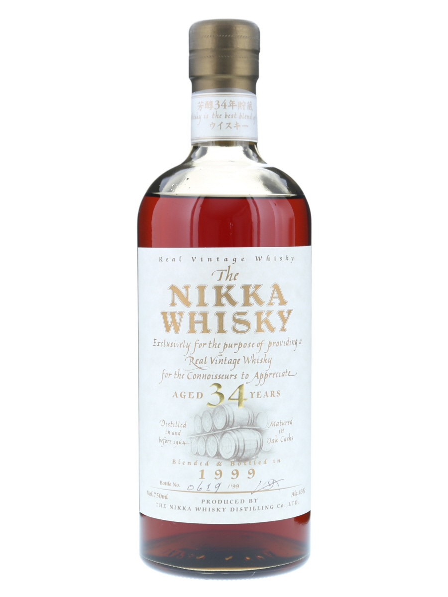 ニッカ ウヰスキー 34年 1999年リリース 750ml/ 43% - 歌舞伎 ニッカ ウヰスキー 34年 1999年リリース 750ml/ 43% - 歌舞伎