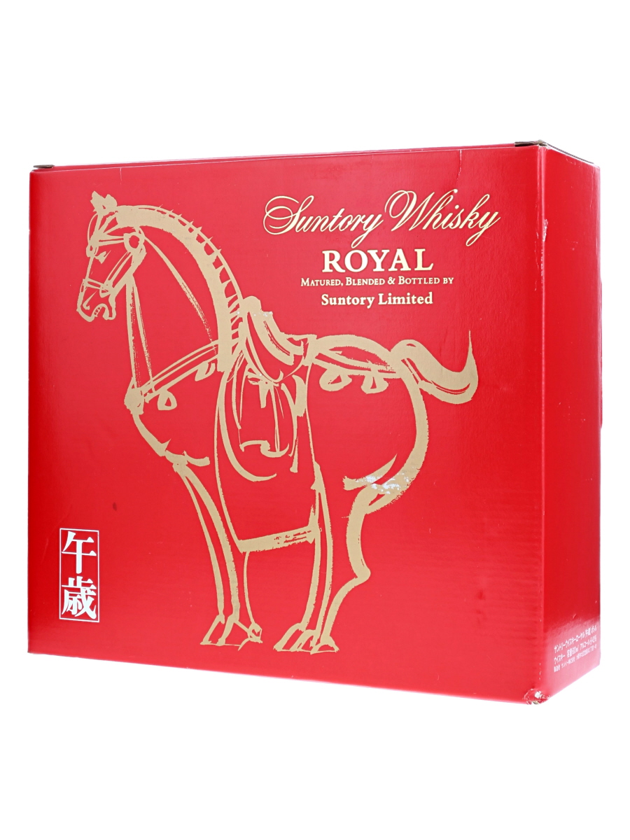 サントリー ローヤル 干支 陶器 午 ボトル 600ml / 43% - 歌舞伎