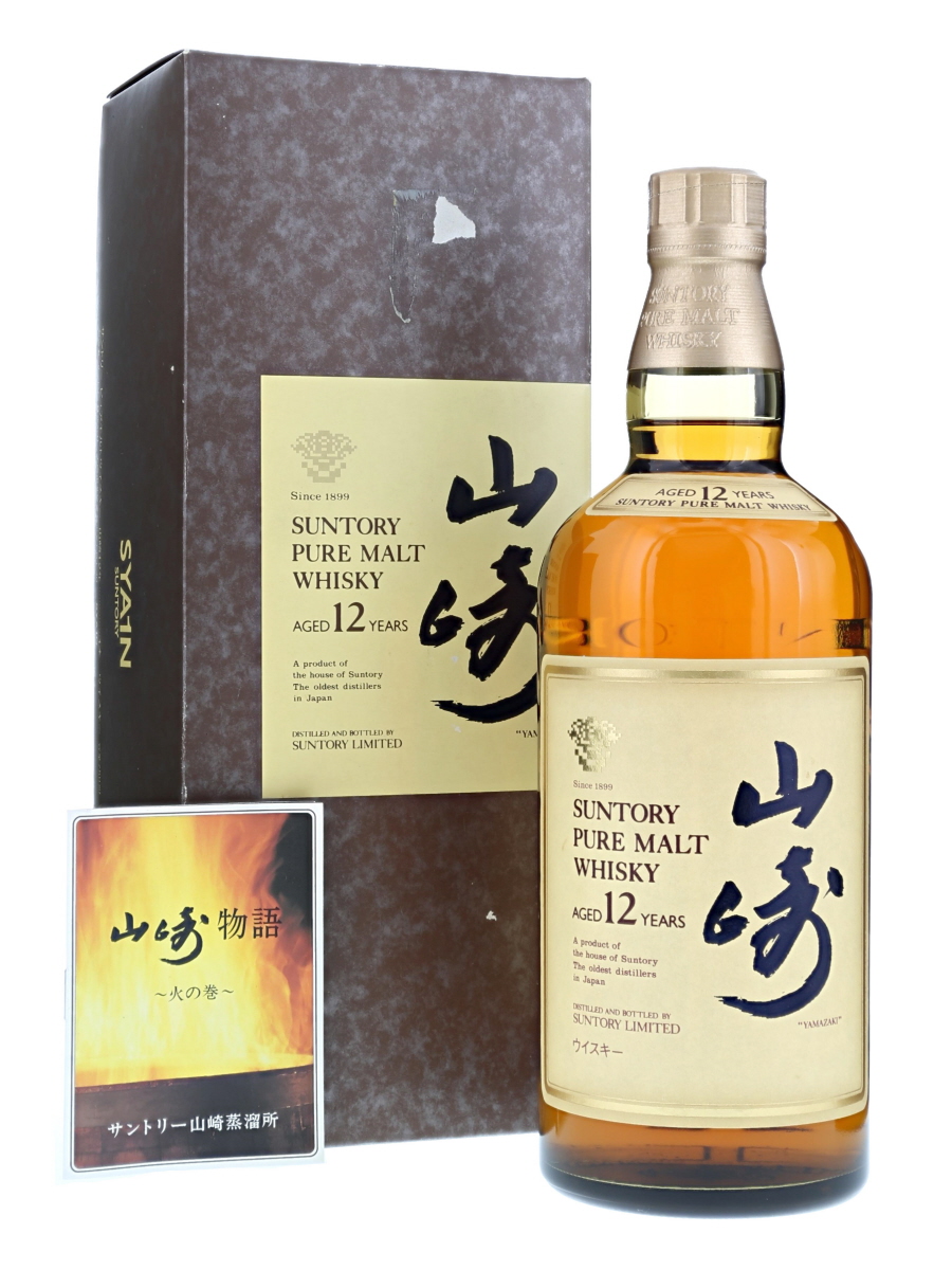 山崎 12年 ピュア モルト 750ml/ 43% - 歌舞伎ウイスキー 日本の 