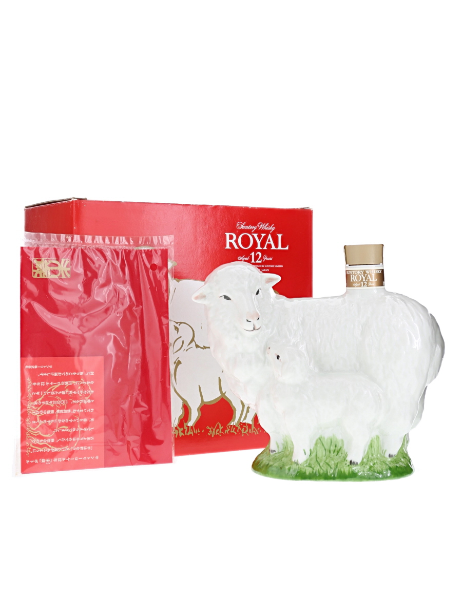 サントリーローヤル12年干支ボトル2003未年 サントリー ローヤル 12年 干支 陶器 ボトル 未 600ml / 43% - 歌舞伎