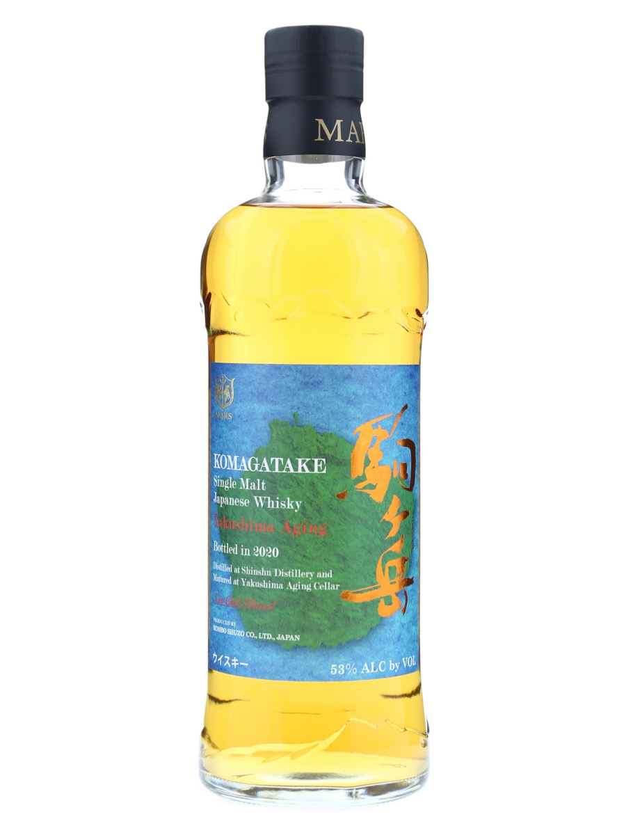マルス 駒ヶ岳 屋久島エージング Bottled in 2020 700ml シングルモルト駒ヶ岳 津貫エージング Bottled in 2020