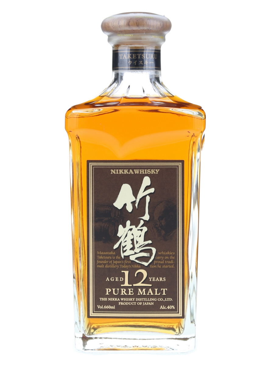 竹鶴 12年 ピュア モルト 旧ボトル (ギフト箱) 660ml / 40% - 歌舞伎