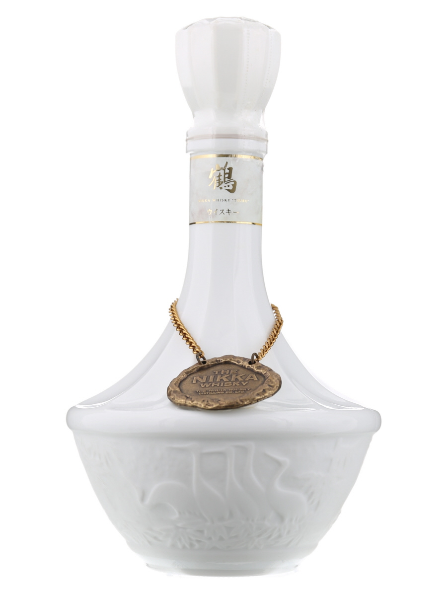 ニッカ鶴 陶器ボトル750ml Amazon.co.jp: ウイスキー whisky ニッカ 鶴 白 陶器ボトル