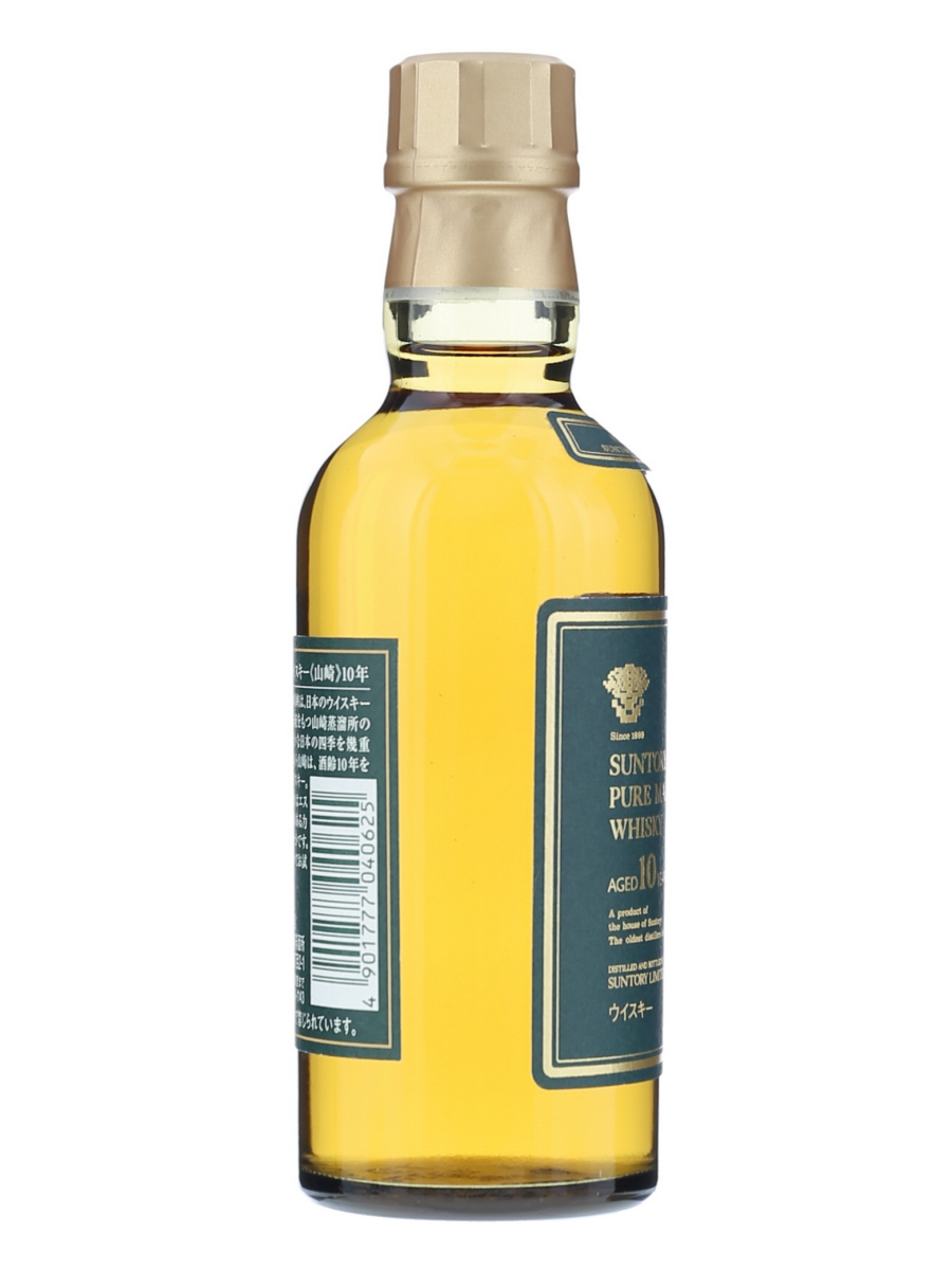 山崎 ピュア モルト 緑ラベル 180ml / 40% - 歌舞伎ウイスキー