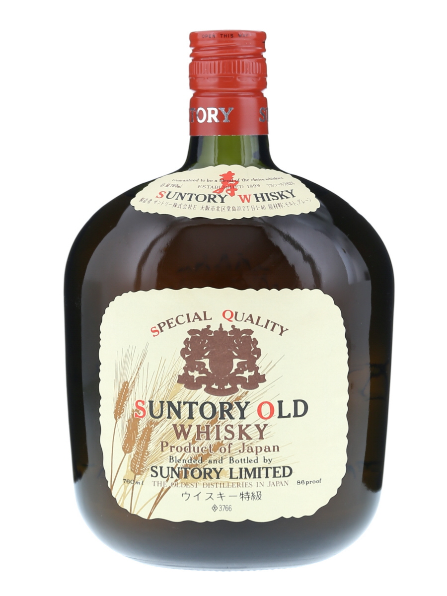 Suntory Old Blended Whisky with Glass Bot. Pre1989 (Gift Set) 76cl
