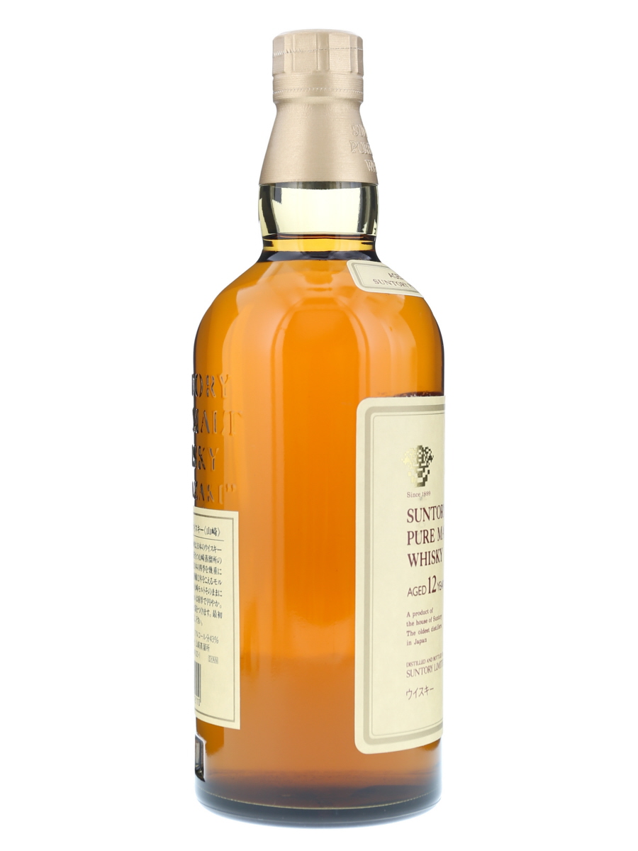山崎 12年 ピュア モルト 750ml/ 43% - 歌舞伎ウイスキー 日本の