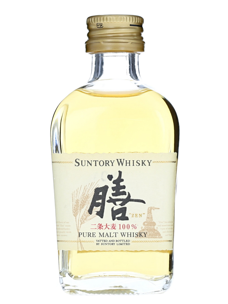 サントリー 膳 ピュア モルト ウイスキー 50ml / 40% - 歌舞伎