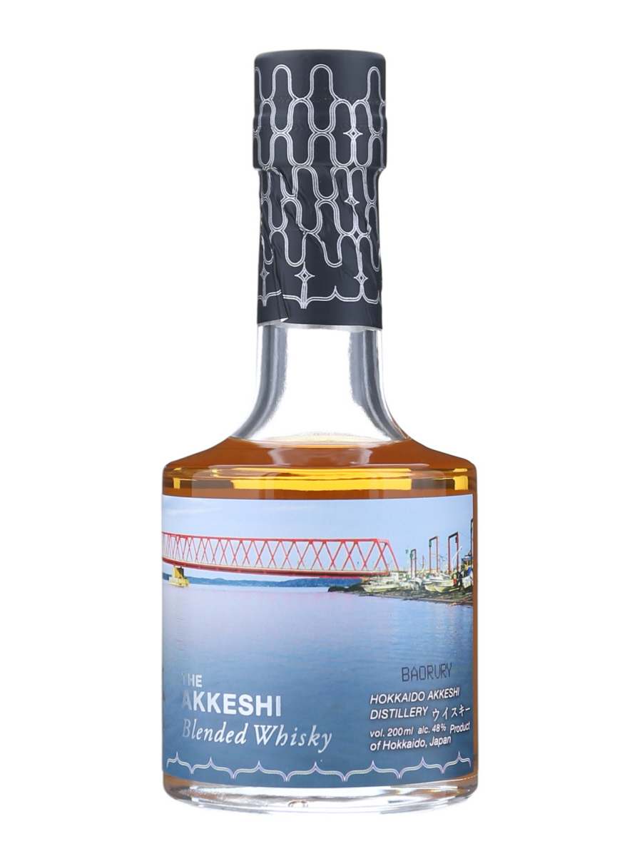 厚岸 ブレンデッド ウイスキー 2021 厚岸大橋ラベル 200ml / 48% - Kabukiwhisky Buy Japanese whisky
