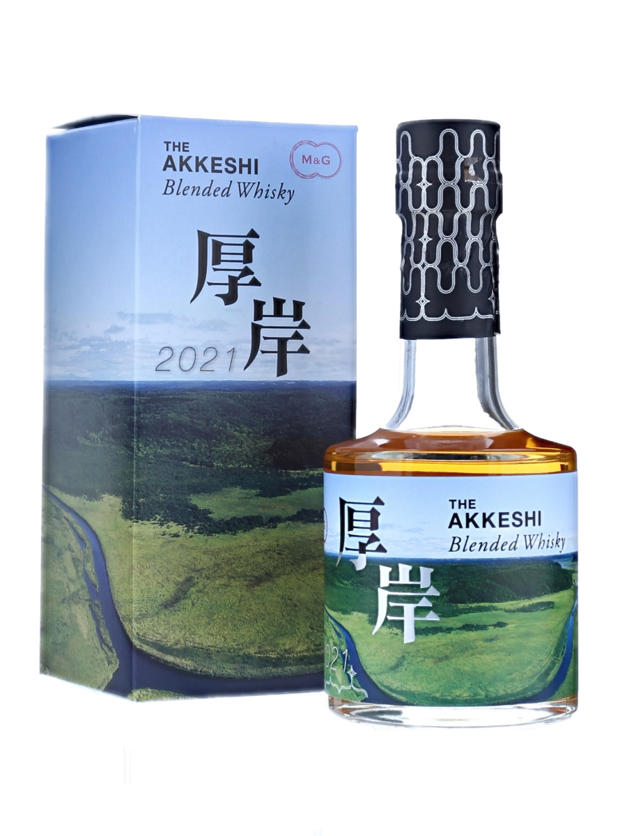 厚岸 ブレンデッド ウイスキー 2021 尾幌川ラベル 200ml / 48% - Kabukiwhisky Buy Japanese whisky