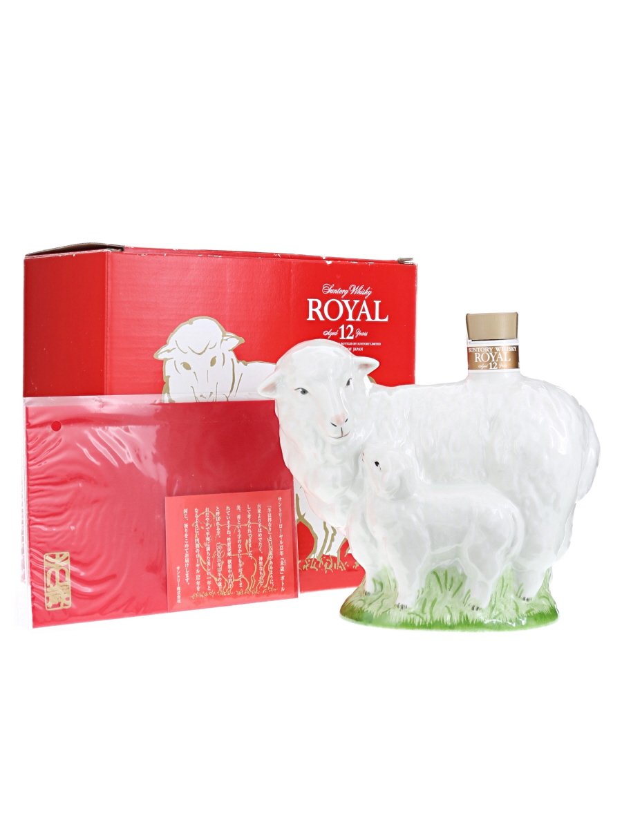 サントリー ローヤル 12年 干支 2003 陶器 ボトル 未 600ml / 43