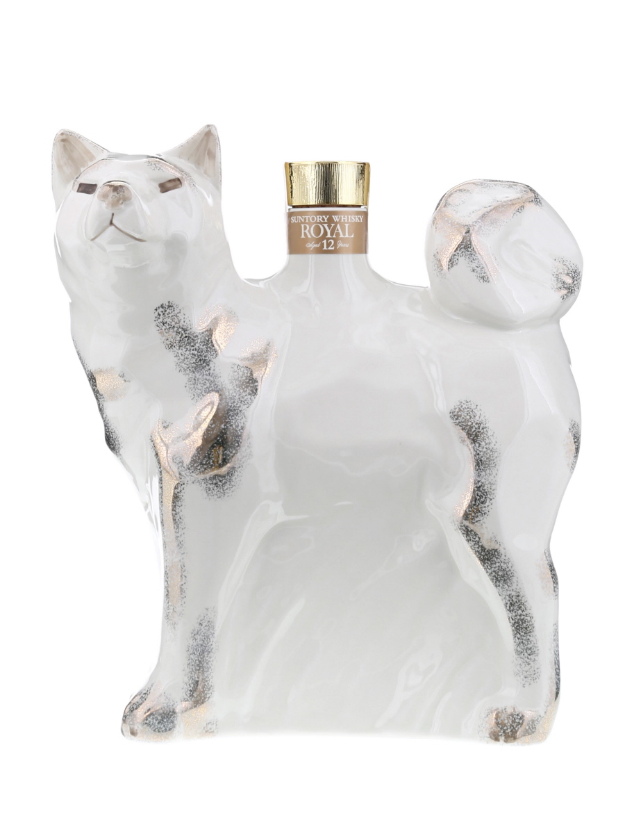 サントリー干支酒瓶12個売り サントリー ローヤル 12年 干支 陶器 ボトル 戌 600ml / 43% - 歌舞伎