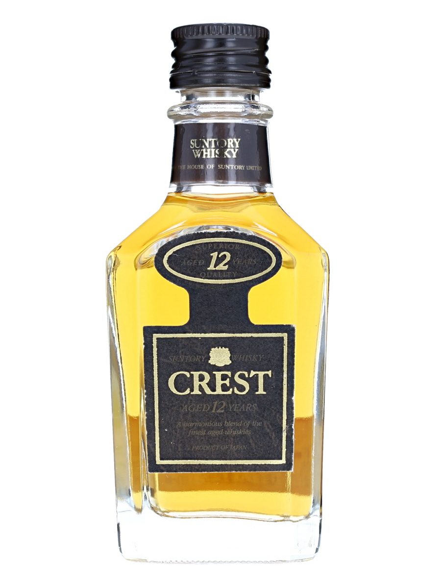 SUNTORY・WHISKY・CREST12＆SUNTORY・12。 Suntory Crest 12 Year Japanese Whisky
