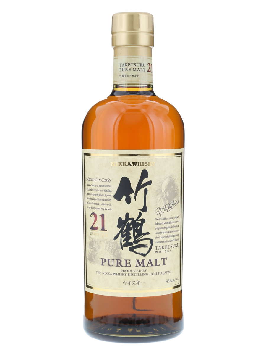 NIKKA 竹鶴 12年 ピュアモルト 700ml 竹鶴 21年 ピュア モルト (箱傷) 700ml / 43% - 歌舞伎ウイスキー 日本