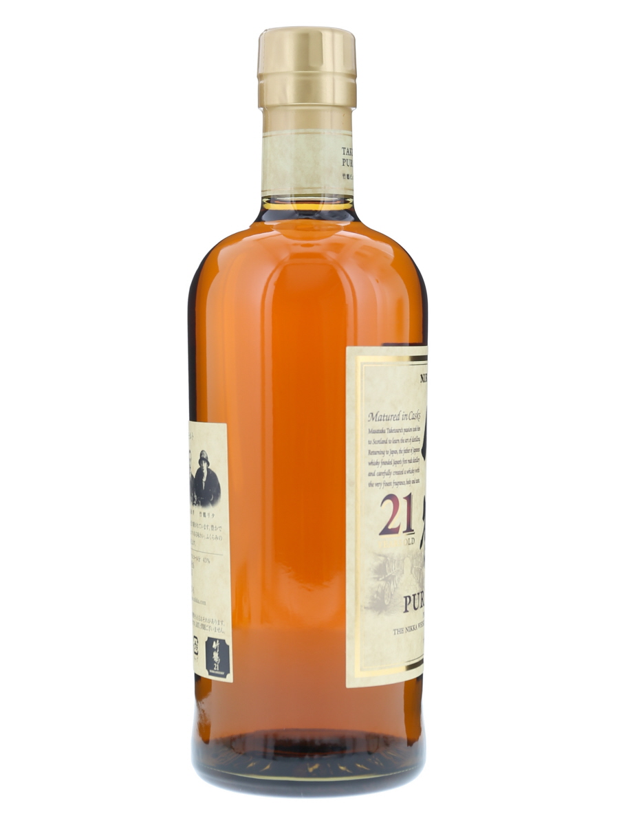 竹鶴 21年 ピュア モルト (箱傷) 700ml / 43% - 歌舞伎ウイスキー 日本