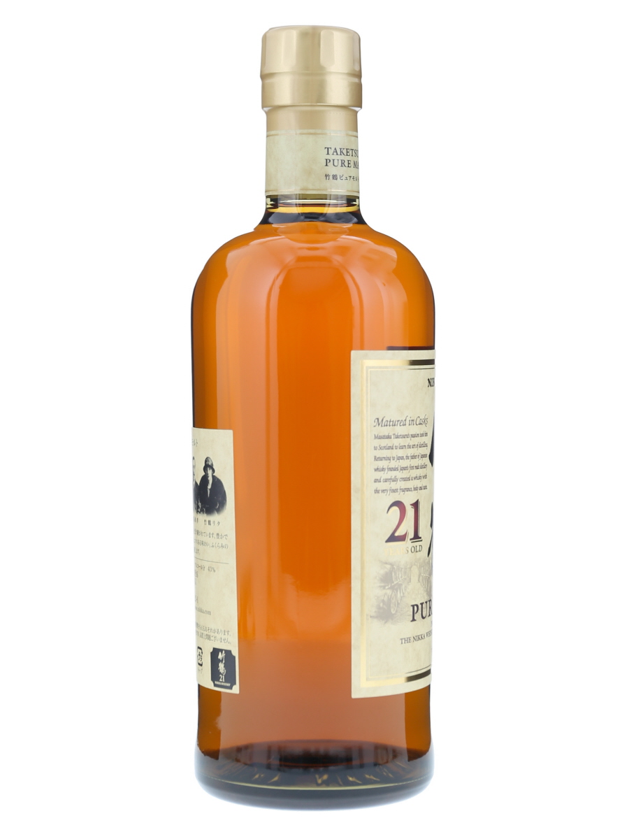 竹鶴 21年 ピュア モルト (箱傷) 700ml / 43% - 歌舞伎