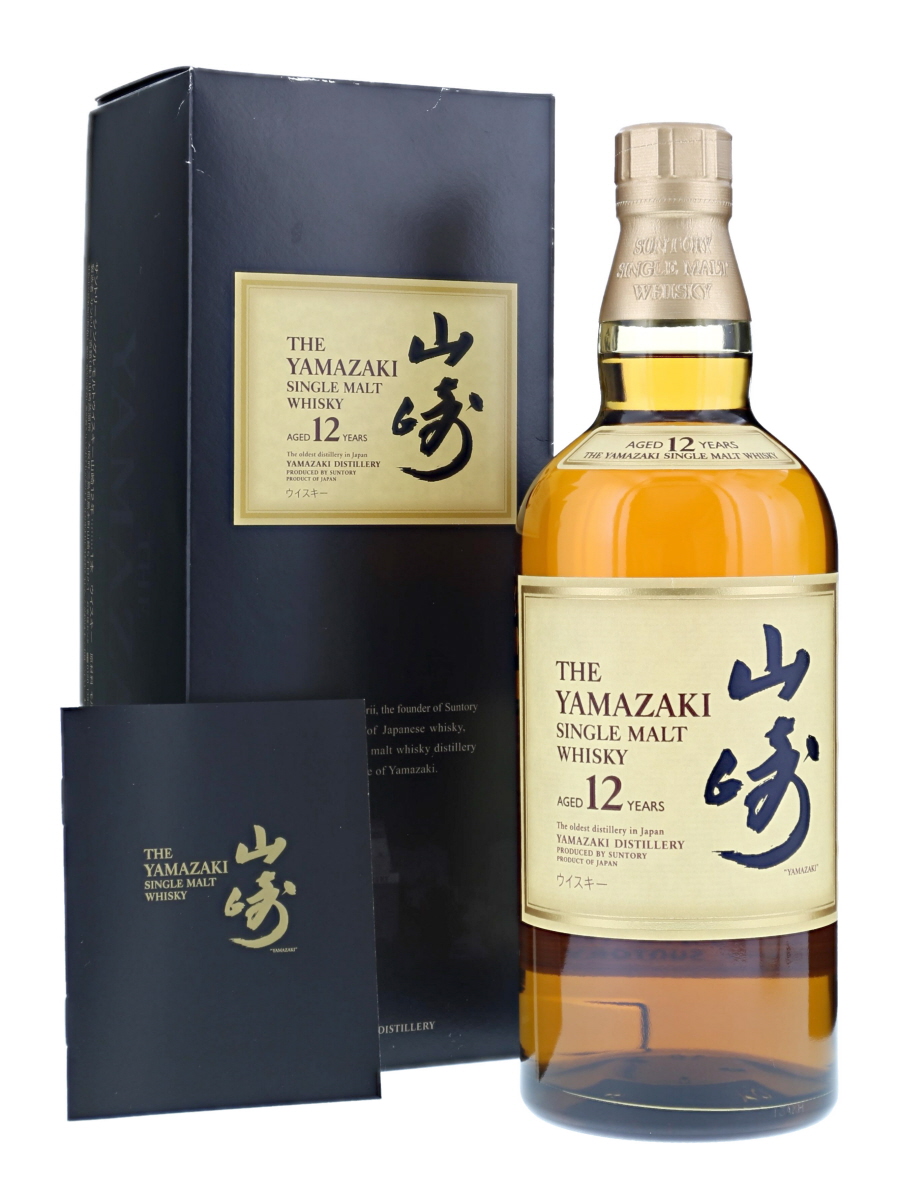 山崎 12年 シングル モルト (化粧箱) 700ml / 43% - 歌舞伎ウイスキー