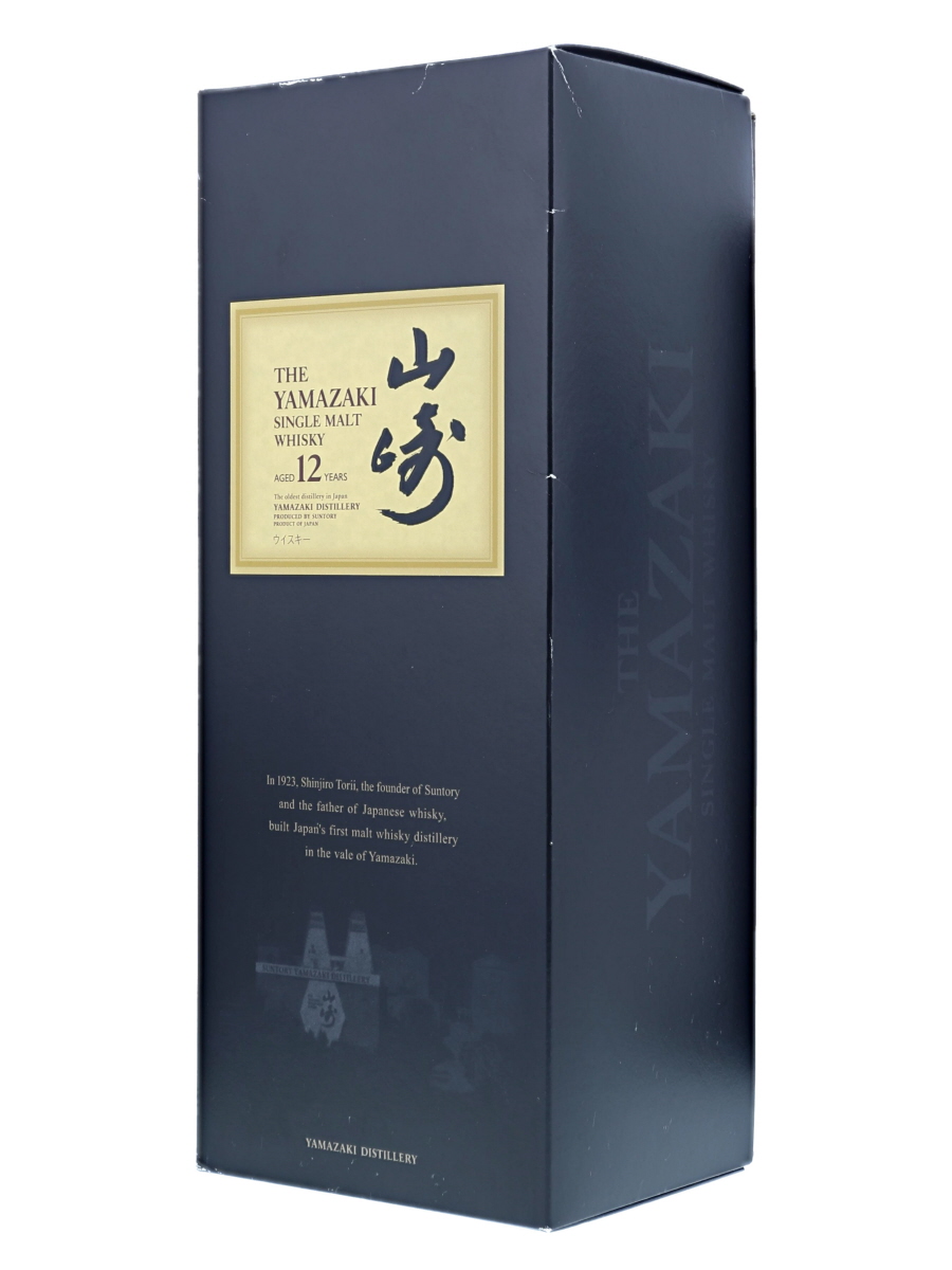 山崎 12年 シングル モルト (化粧箱) 700ml / 43% - 歌舞伎ウイスキー