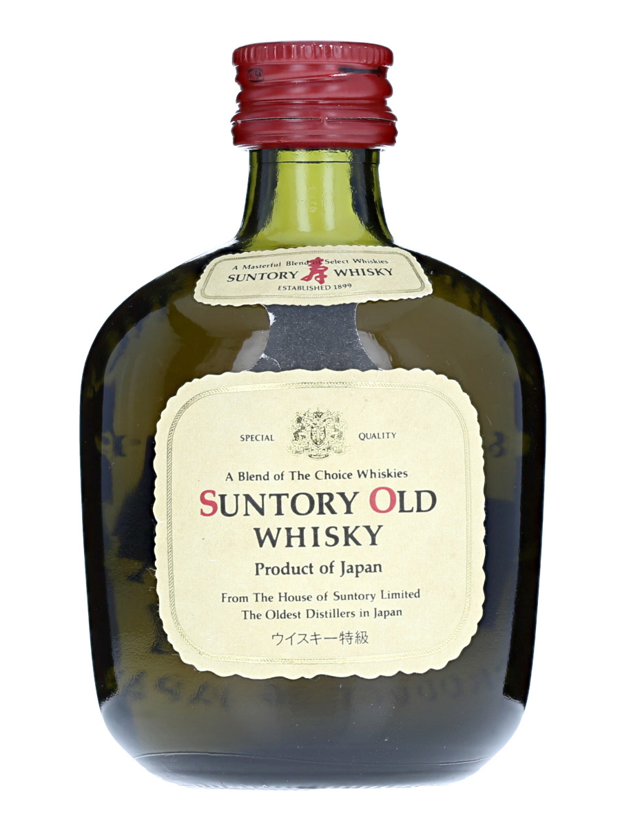 SUNTORY WHISKY 旧黒角 味わい旨口 50ml ミニチュアボトルΩ