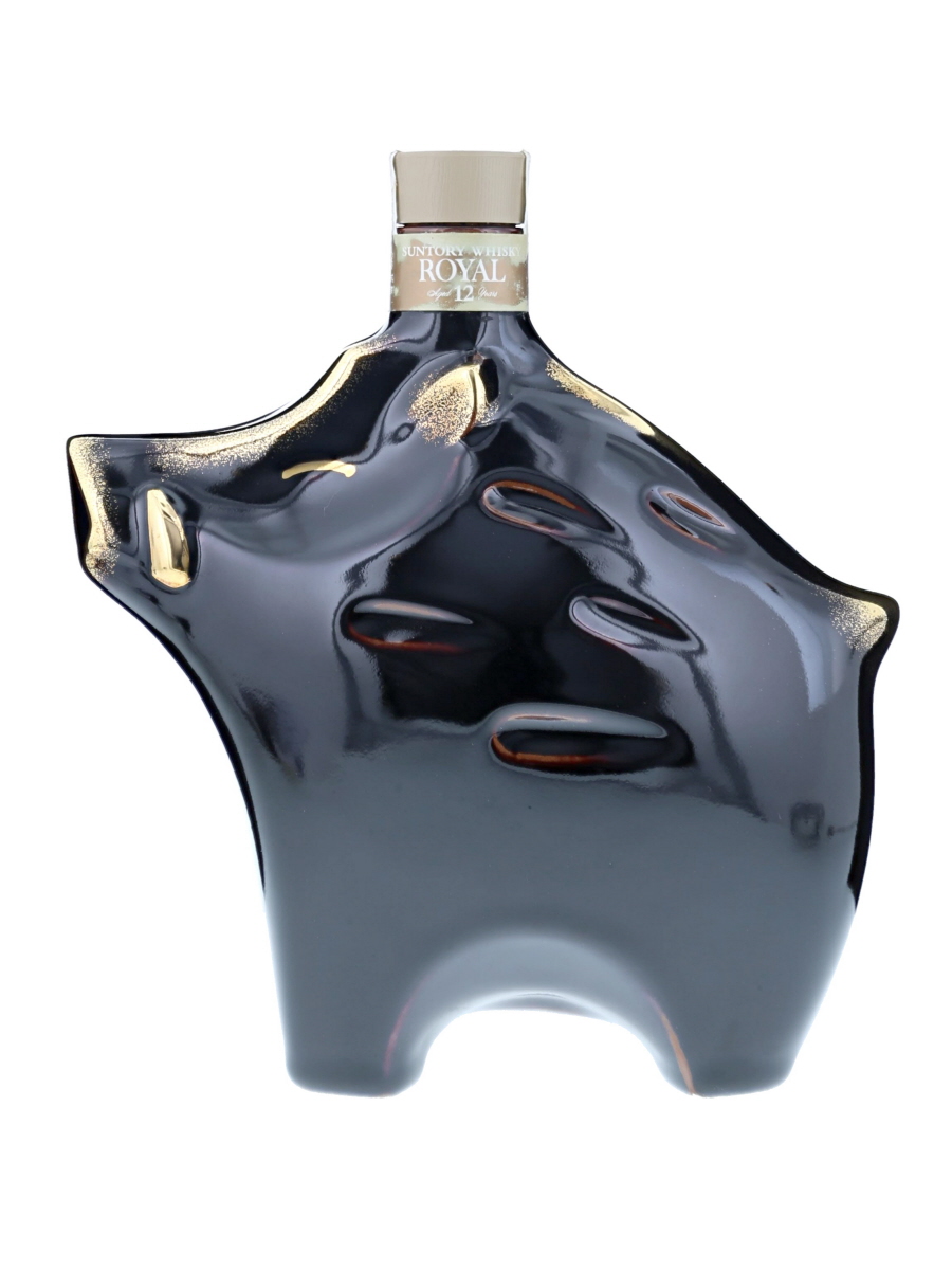ローヤル 12年 干支 陶器 ボトル 亥 600ml / 43% - 歌舞伎ウイスキー