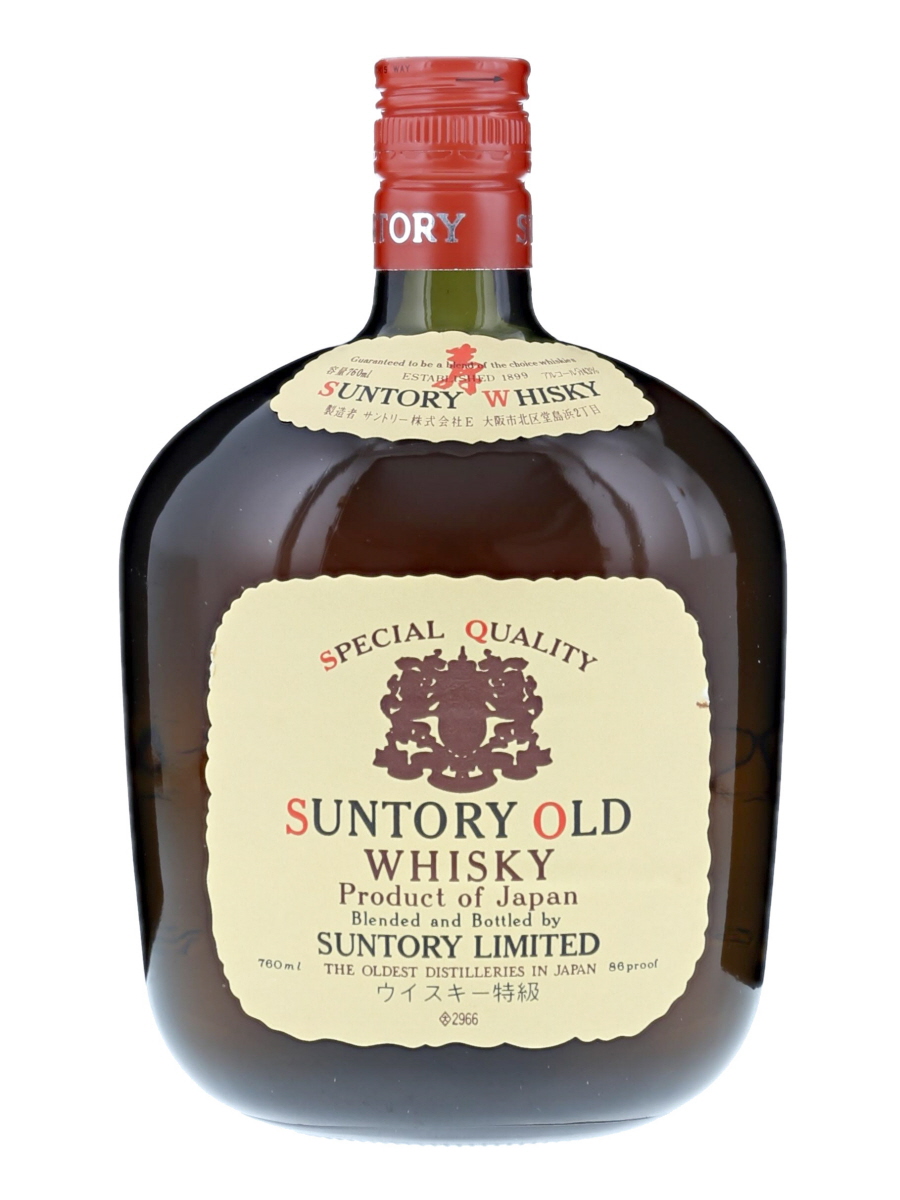 Suntory Old Blended Whisky Bot. Pre1989 Swing Pedestal Set 76cl