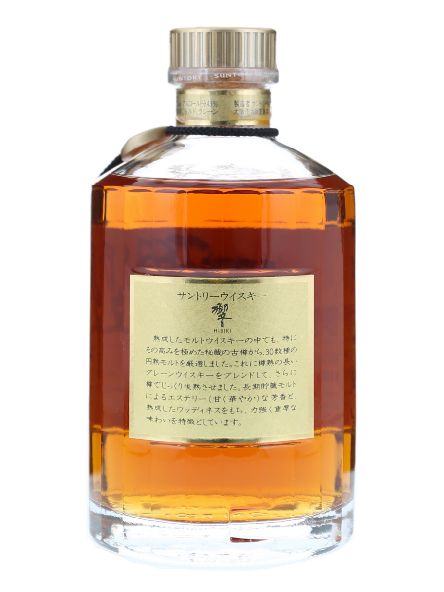 響 17年 表記無し 旧ボトル (裏ラベル 金) 750ml / 43% - 歌舞伎