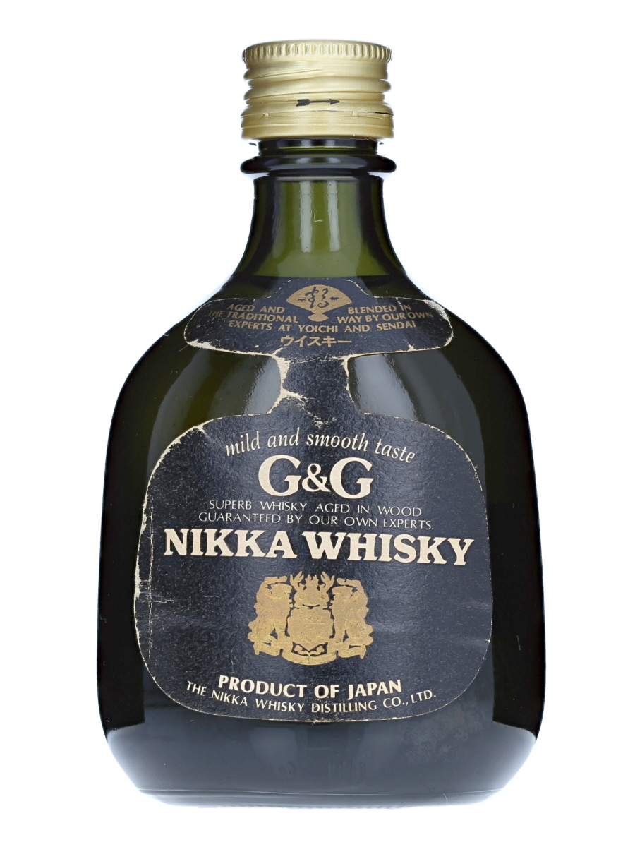 G&G NIKKA WHISKY TAKETSURU BLENDニッカウイスキー ミニチュア ・ ニッカ 「 G & G The Taketsuru Blend 」 2本