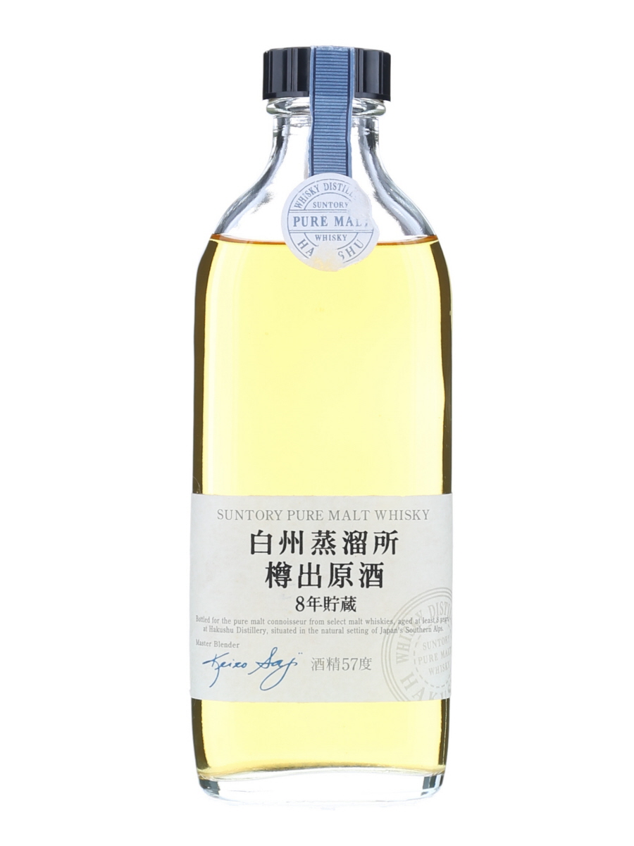 白州蒸留所 8年 ピュア モルト 樽出原酒 酒精57度 190ml / 57% - 歌舞