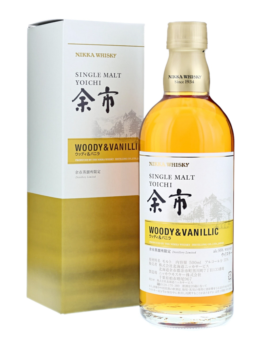 送関込 ニッカ余市醸造所限定 ウッディ\u0026ヴァニラ 12年 500ml 新品