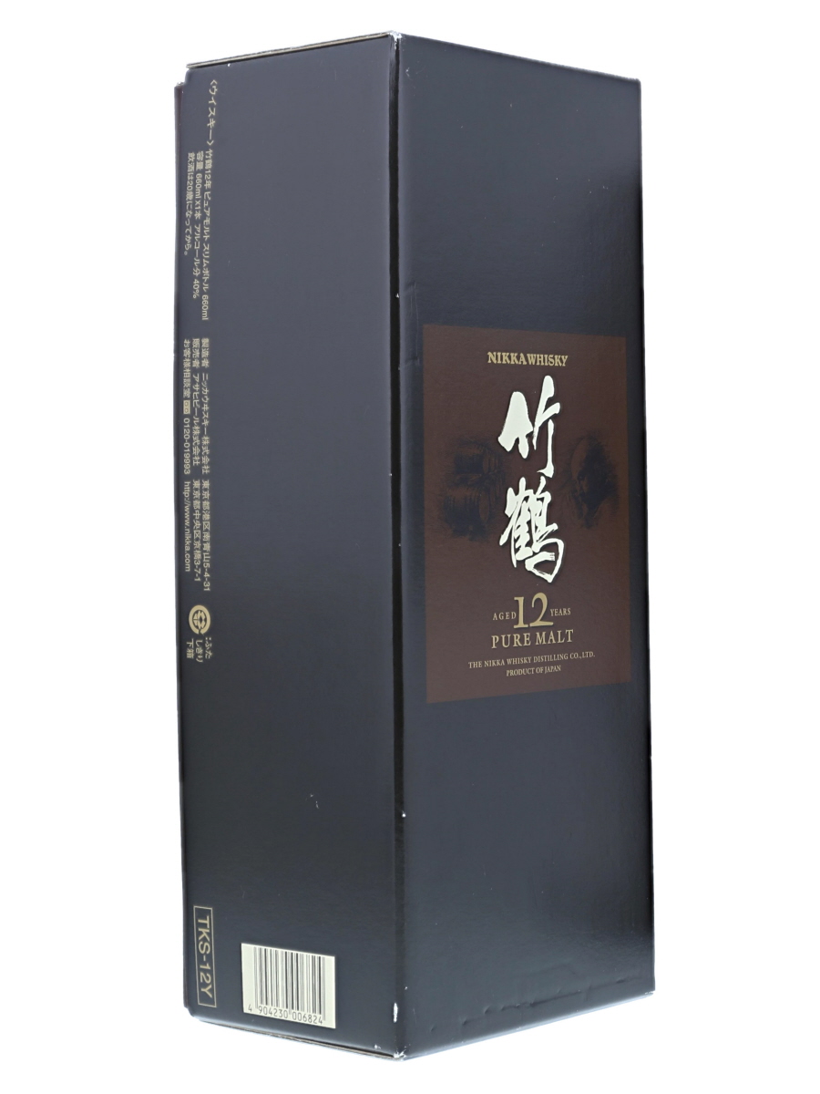【竹鶴12年ピュアモルト】660ml オールドボトル　箱付き※最終値下げ Amazon.co.jp: NIKKA ニッカ ウヰスキー 竹鶴 12年 ピュアモルト