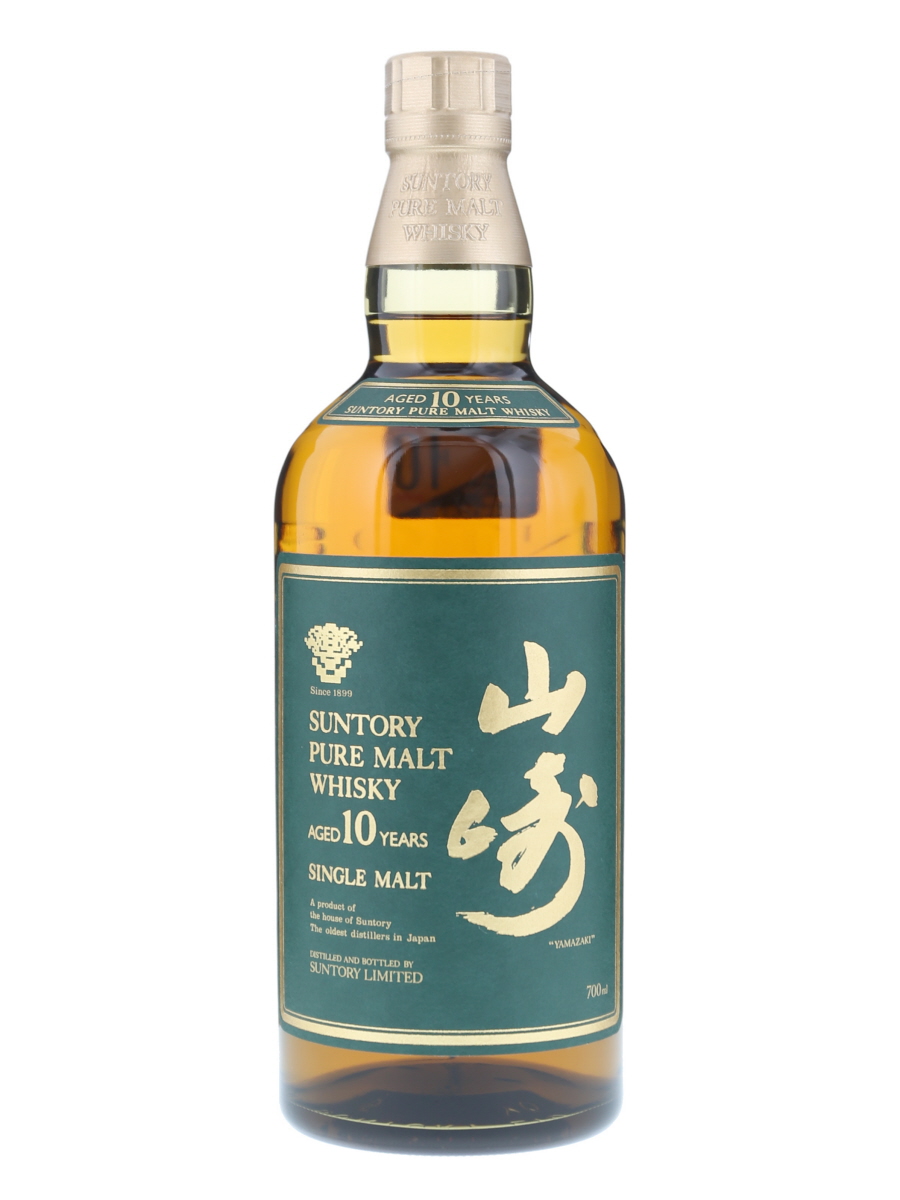 山崎 10年 ピュア モルト 緑ラベル 700ml / 40% - 歌舞伎ウイスキー